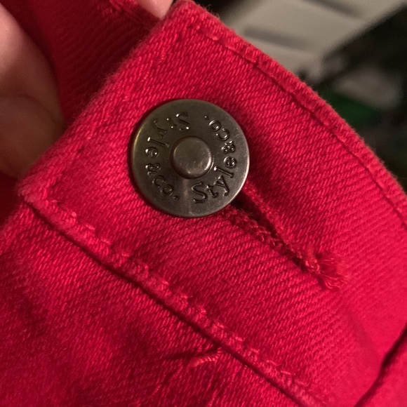 Cherry red jeans - Picture 5 of 5